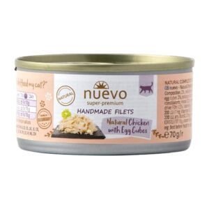 Nuevo Natural Pollo con Cubos de Huevo