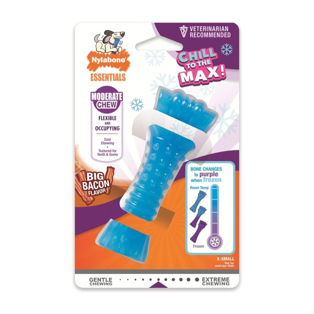 Nylabone Moderate Chew Color Changing Souper Bacon