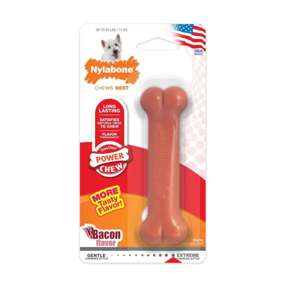 Nylabone Power Chew Bone Bacon Regular