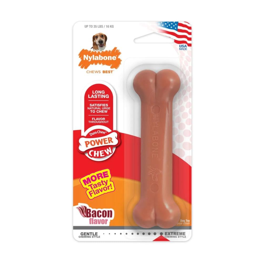 Nylabone Power Chew Bone Bacon Wolf