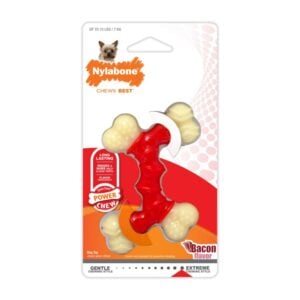 Nylabone Power Chew Double Bone Bacon Small