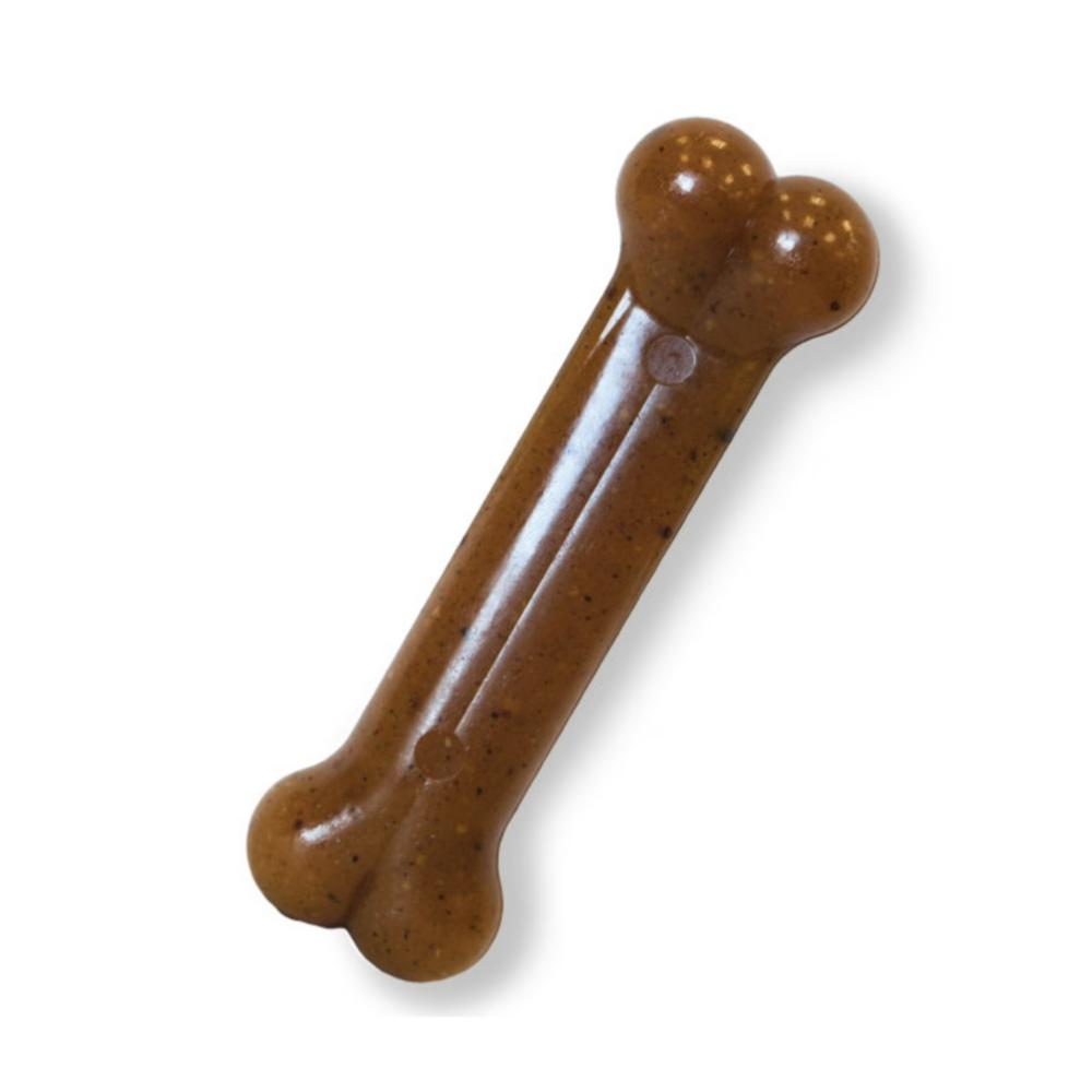 Nylabone Puppy Chew Bone Chicken Wolf - Juguete para Perros - Imagen 2