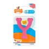 Nylabone Puppy Chew Wishbone Chicken Rosa