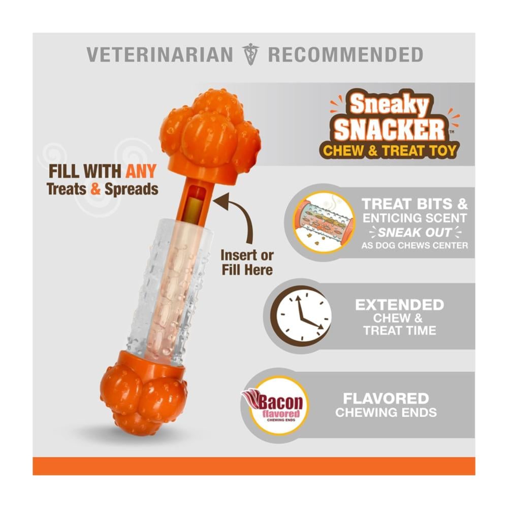 Nylabone Sneaky Snacker Large - Juguete para Perros - Imagen 4