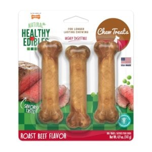 Nylabone Healthy Edibles Longer Lasting Roast Beef