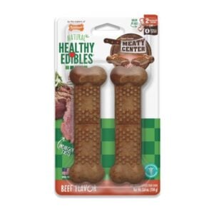 Nylabone Healthy Edibles Meaty Center Beef