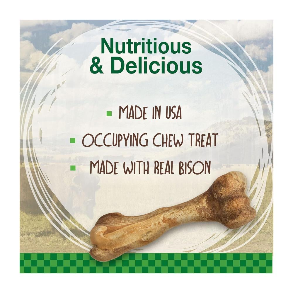 Nylabone Healthy Edibles Wild Longer Lasting Bison 140gr - Imagen 2