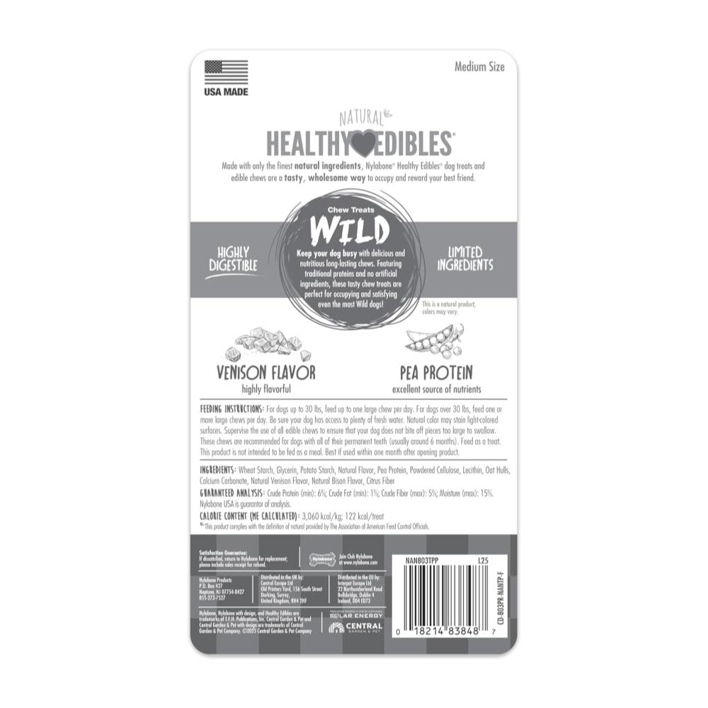 Nylabone Healthy Edibles Wild Longer Lasting Venison 80gr - Imagen 4