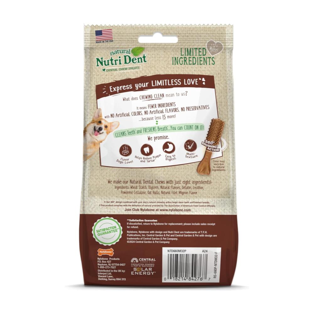Nylabone Nutri Dent Filet Mignon Mini 160gr - Cuidado dental - Imagen 4
