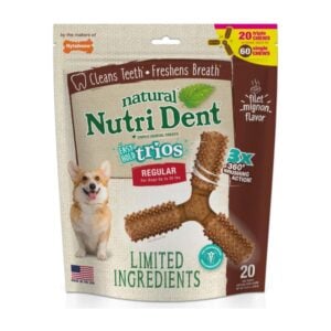 Nylabone Nutri Dent Filet Mignon Trios 300gr - Juguete dental
