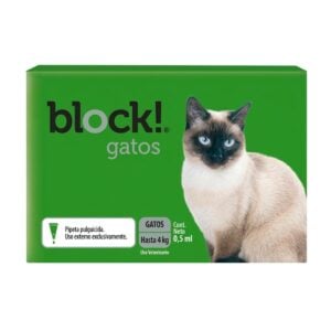 Block! Eco Hasta 4kg - Pipeta antiparasitaria Gatos