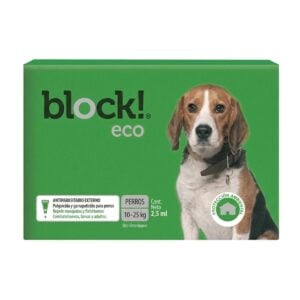Block! Eco Medium 11 a 25 kg - Pipeta antiparasitaria Perros