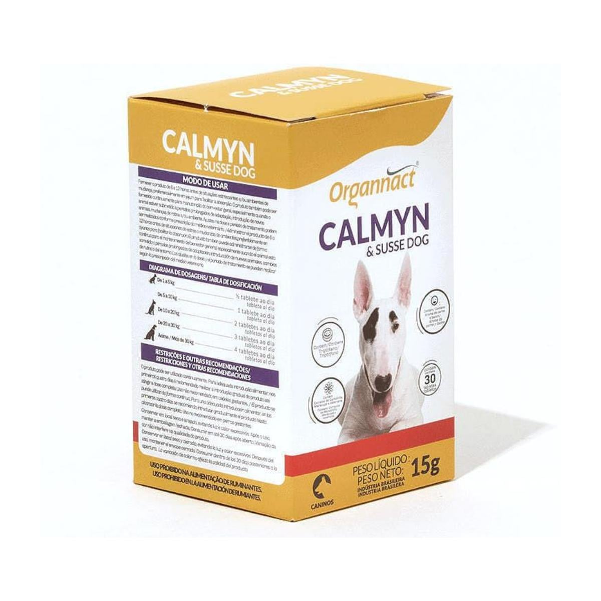 Organnact Calmyn Dog & Susse x 30 tabs - Modulador de conducta - Imagen 2