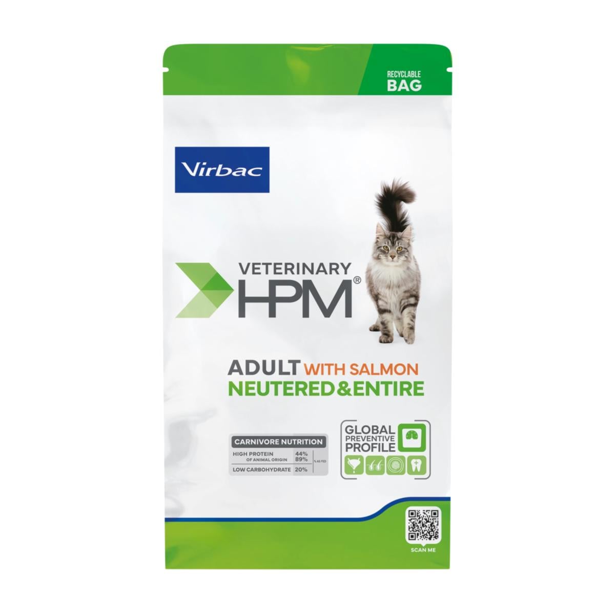 Virbac Hpm Neutered & Entire con Salmón - Gato Adulto