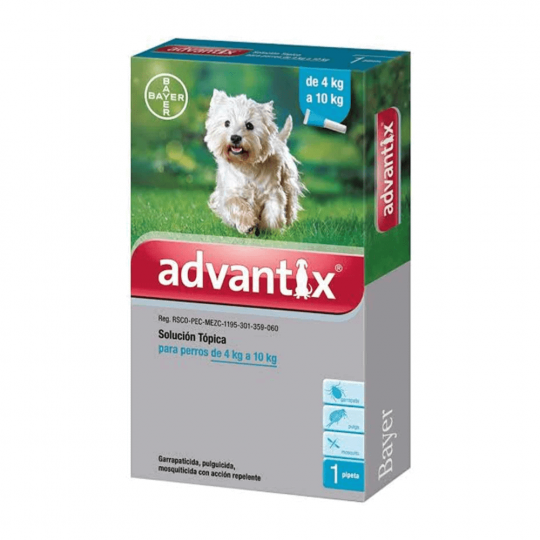 Advantix pipeta antipulgas perros 4-10kg