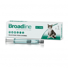 broadline antipulgas para gatos de 2.5-7.5kg