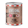 Livelong cerdo y camte alimento para perros