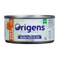 Origens filete de atún con durazno para gatos