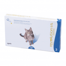 Revolution Pipeta Antipulgas gatos 2.5-7.5kg
